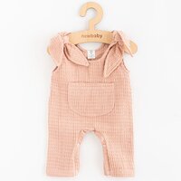 NEW BABY mušelínové lacláčky COMFORT CLOTHES růžová vel. 62