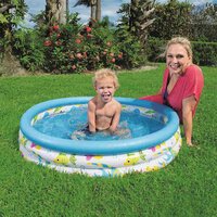 BESTWAY dětský nafukovací bazén 122x25 cm modrá