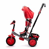 BABY MIX dětská tříkolka s LED světly LUX TRIKE modrá