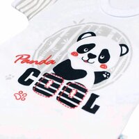 NEW BABY body s krátkým rukávem PANDA vel. 86