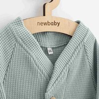 NEW BABY kabátek na knoflíky Luxury clothing Oliver šedá vel. 62