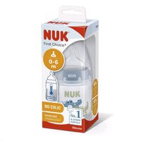 NUK kojenecká láhev First Choice Temperature Control 150 ml modrá