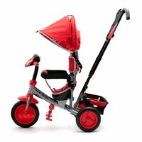 BABY MIX dětská tříkolka s LED světly LUX TRIKE šedá