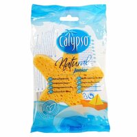 CALYPSO koupelová houba JUNIOR NATURAL 1 ks žlutá