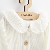 NEW BABY kabátek na knoflíky Luxury clothing Laura bílá vel. 86