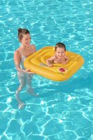 BESTWAY nafukovací sedačka s opěrkou Swim Safe Step A 76 cm žlutá