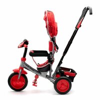 BABY MIX dětská tříkolka s LED světly LUX TRIKE modrá