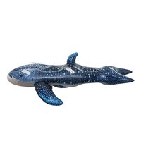 BESTWAY dětský nafukovací velryba do vody s úchyty 193x122 cm modrá