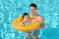 BESTWAY nafukovací sedací kruh pro nejmenší Swim Safe Step A 69 cm žlutá