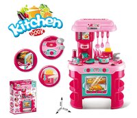 BABY MIX dětská kuchyňka Little Chef růžová