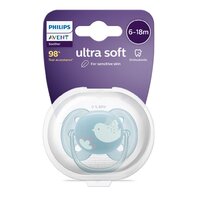 AVENT šidítko Ultrasoft Premium 6-18 m modrá