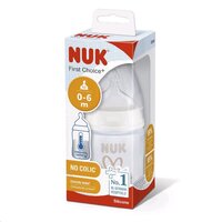 NUK kojenecká láhev First Choice Temperature Control 150 ml bílá