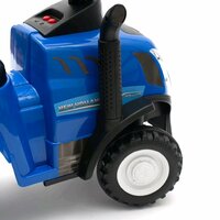 BABY MIX dětské odrážedlo traktor s vlečkou a nářadím NEW HOLLAND žlutá