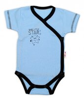 BABY NELLYS souprava Baby Little Star modrá vel. 68