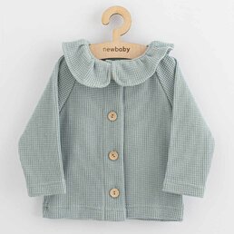 NEW BABY kabátek na knoflíky Luxury clothing Laura šedá vel. 68