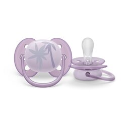 AVENT šidítko Ultrasoft Premium 0-6 m fialová