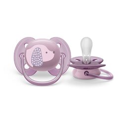 AVENT šidítko Ultrasoft Premium 6-18 m fialová