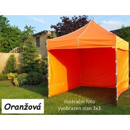 TRADGARD zahradní párty stan PROFI STEEL 3 x 6 m oranžová